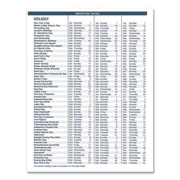 House of Doolittle™ Monthly Hard Cover Planner, 11 X 8.5, Black Cover, 24-month (jan To Dec): 2022 To 2023 freeshipping - TVN Wholesale